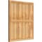 Ekena Millwork Framed Board-n-Batten Shutters, Rough Sawn Western Red Cedar, 32 1/4W x 36H, PR RBF06S32X036RWR - alternate 3